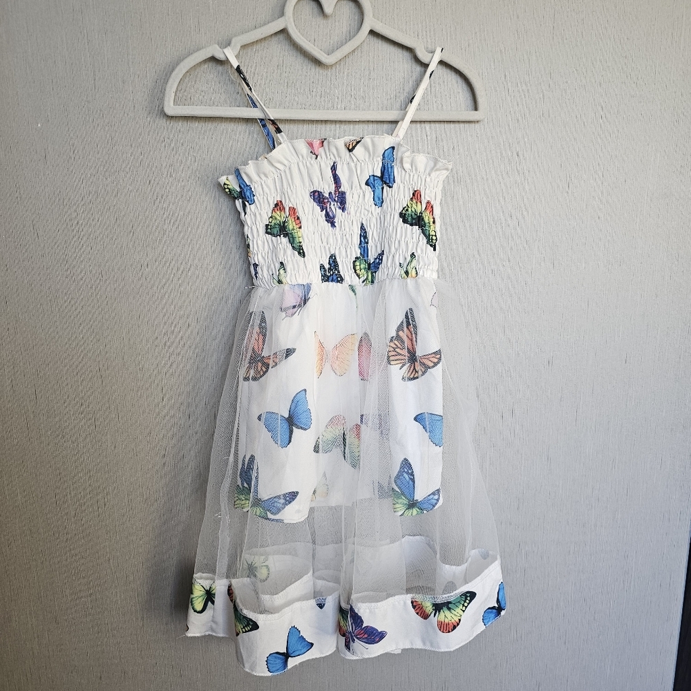 CUTE! size 2 t butterfly dress